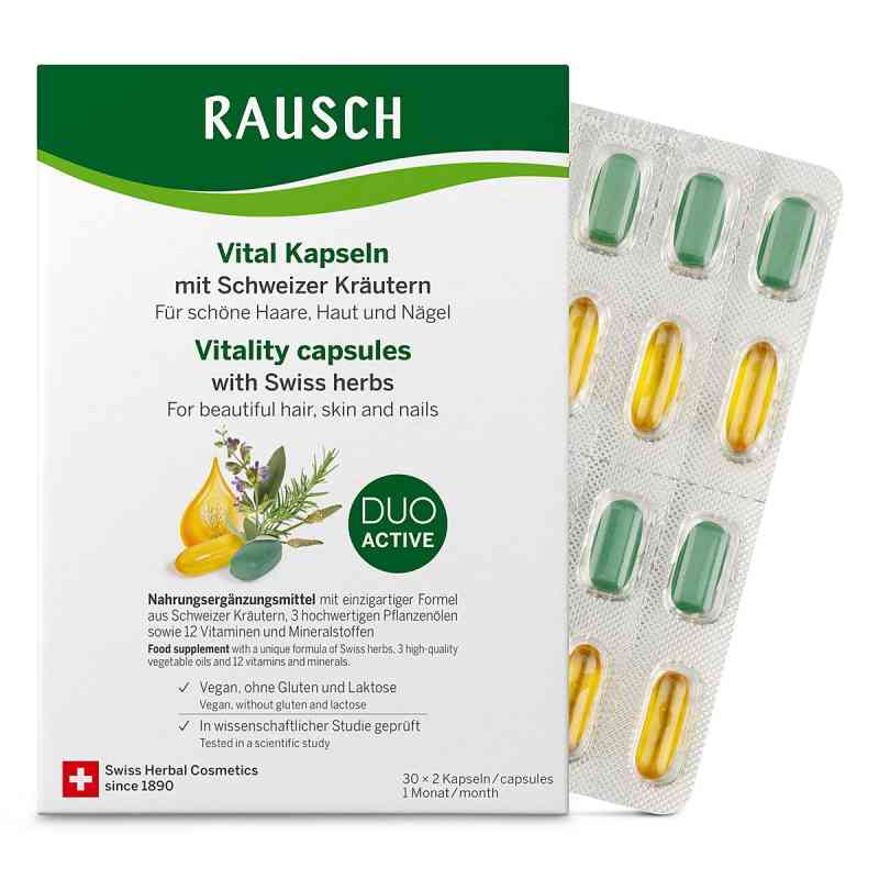 Rausch Vital Kapseln M.schweizer Kräuter 1 Monat 30X2 stk von RAUSCH (Deutschland) GmbH PZN 19508132