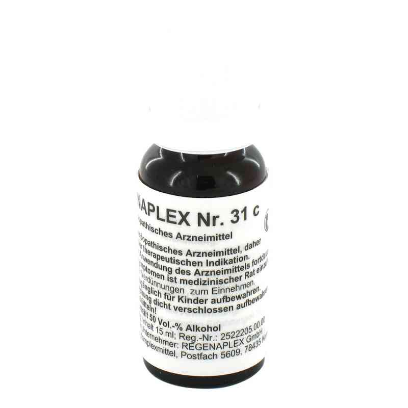 Regenaplex Nummer 31 c Tropfen 15 ml von REGENAPLEX GmbH PZN 02642369