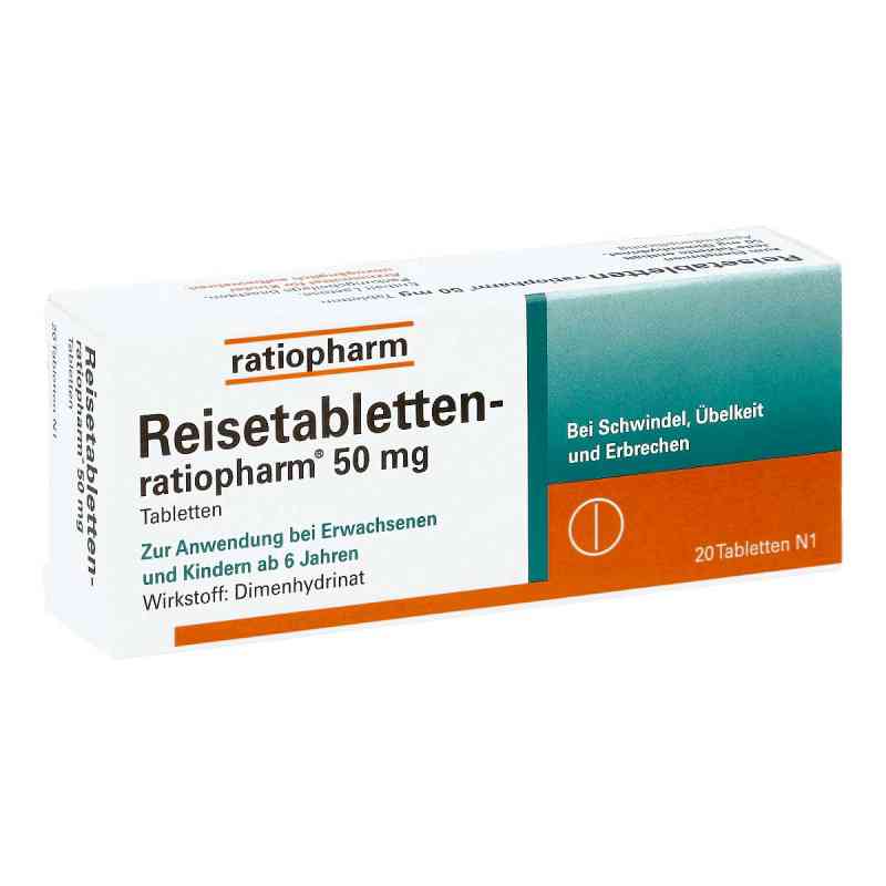 Reisetabletten ratiopharm 20 stk von ratiopharm GmbH PZN 07372118