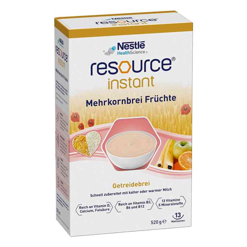 Resource instant Mehrkornbrei Früchte Pulver 520 g von Nestle Health Science (Deutschland) GmbH PZN 19480652