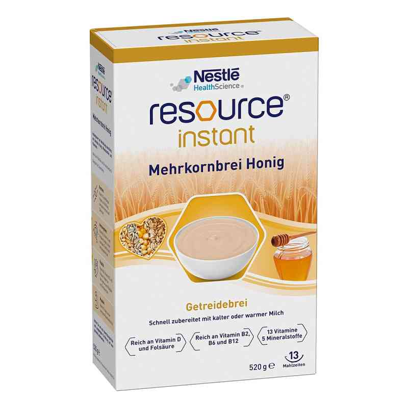 Resource instant Mehrkornbrei Honig Pulver 520 g von Nestle Health Science (Deutschland) GmbH PZN 19480623