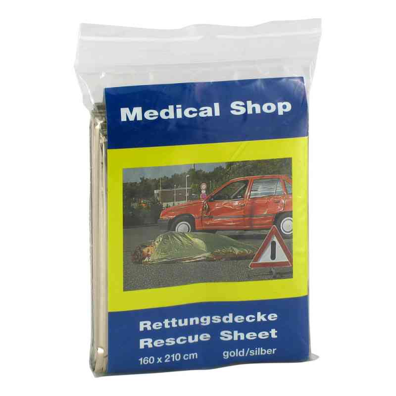 Rettungsdecke Ypsisave gold/silber 160x210 cm 1 stk von Holthaus Medical GmbH & Co. KG PZN 04831583