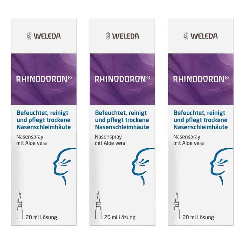 Rhinodoron Nasenspray Aloe Vera 3x20 ml von WELEDA AG PZN 08104604
