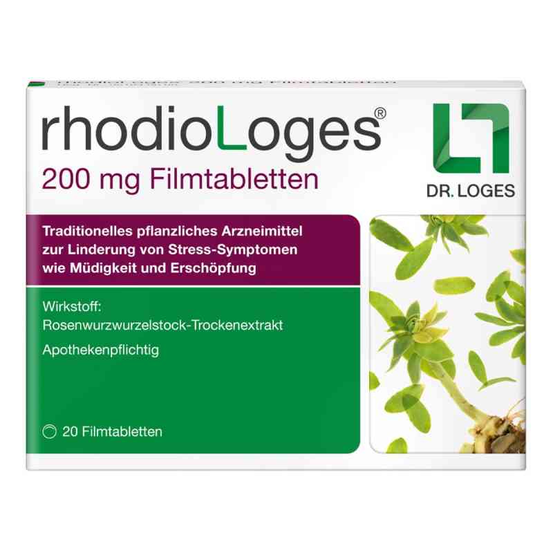 rhodioLoges 200 mg - Rosenwurz Filmtabletten 20 stk von Dr. Loges + Co. GmbH PZN 14006236