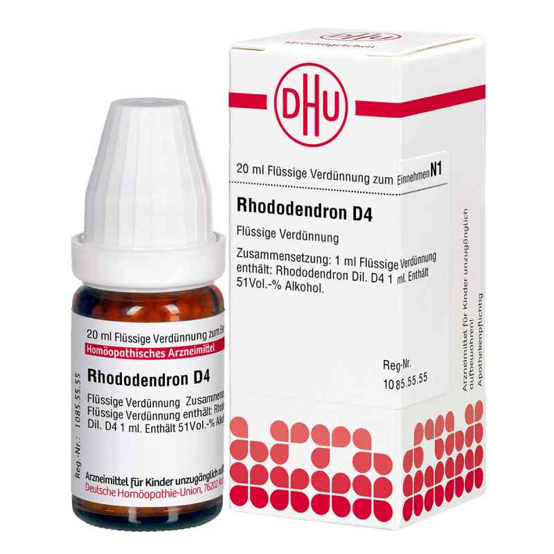 Rhododendron D4 Dilution 20 ml von DHU-Arzneimittel GmbH & Co. KG PZN 02104761