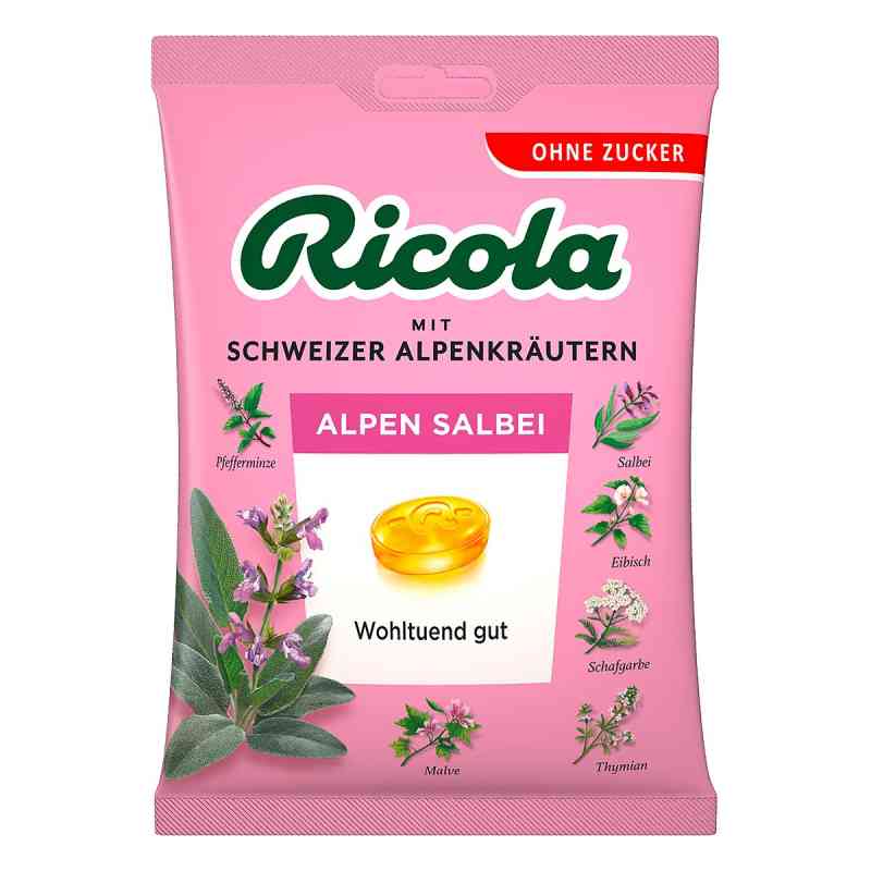 Ricola Alpen Salbei Bonbons ohne Zucker Beutel 75 g von MARVECS GmbH PZN 10943464