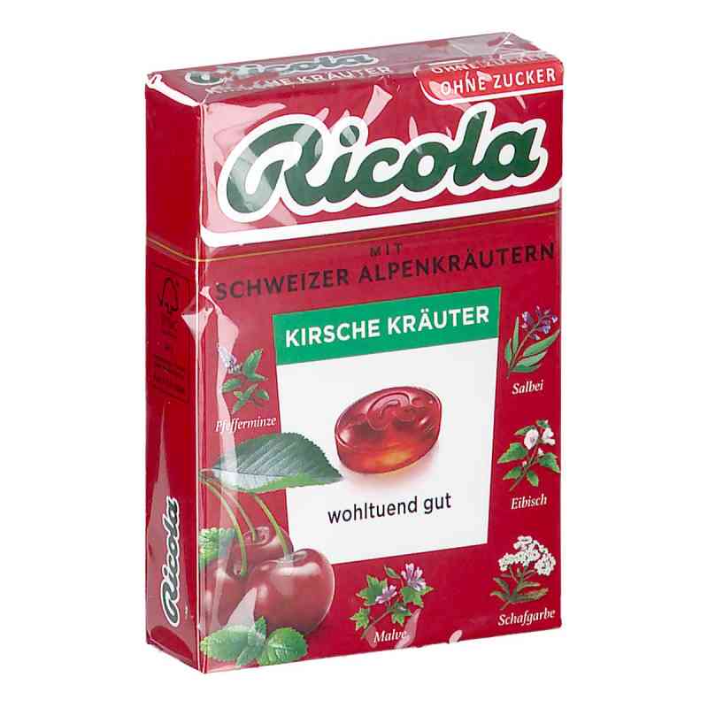 Ricola Kirsche Kräuter Bonbons ohne Zucker Box  50 g von MARVECS GmbH PZN 19401026