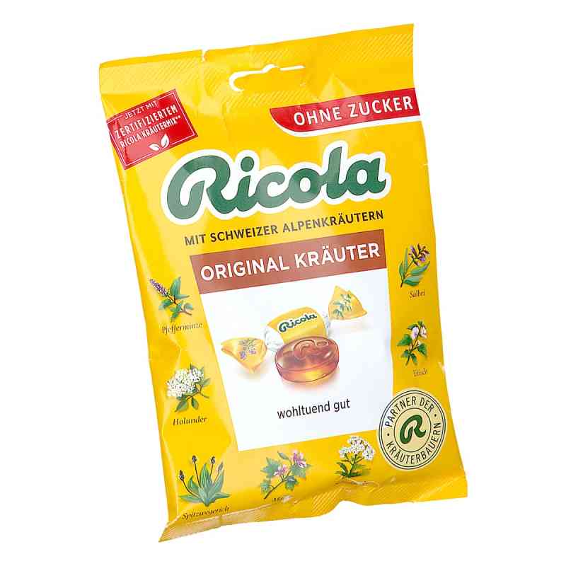 Ricola ohne Zucker Kräuter Bonbons 75 g von MARVECS GmbH PZN 04775123