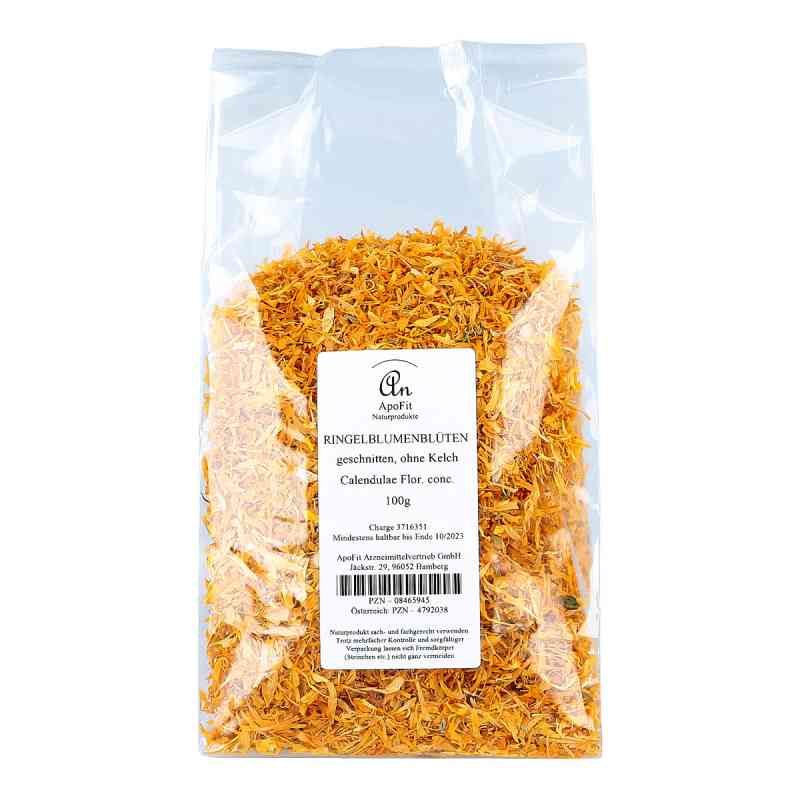 Ringelblumenblüten 100 g von ApoFit Arzneimittelvertrieb GmbH PZN 08465945