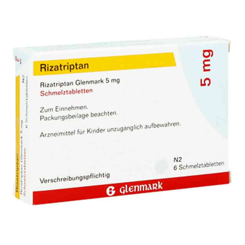 Rizatriptan Glenmark 5mg 6 stk von Glenmark Arzneimittel GmbH PZN 09947132