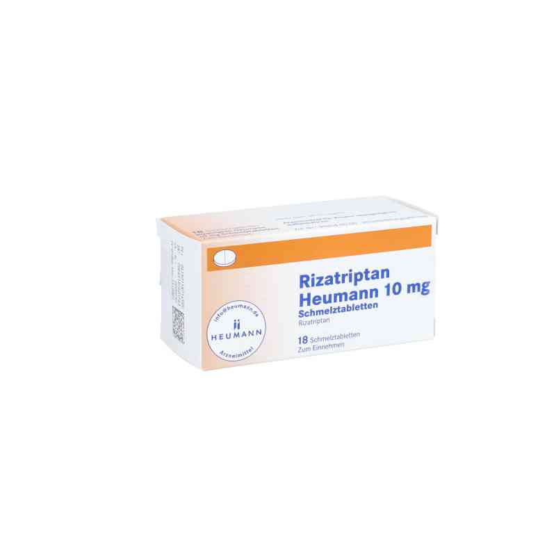 Rizatriptan Heumann 10 mg Schmelztabletten 18 stk von HEUMANN PHARMA GmbH & Co. Generica KG PZN 11871459