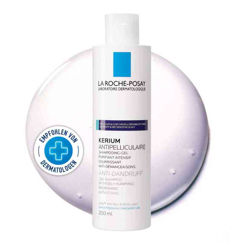 Roche Posay Kerium fettige Haut Gelshampoo 200 ml von L'Oreal Deutschland GmbH PZN 04229001