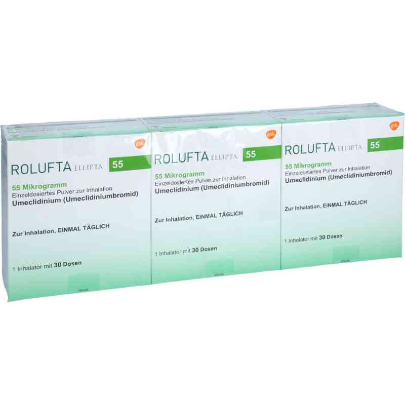 Rolufta Ellipta 55 [my]g einzeldos.Plv.z.Inhal.30 3 stk von BERLIN-CHEMIE AG PZN 12900370