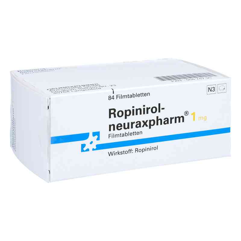 Ropinirol-neuraxpharm 1mg 84 stk von neuraxpharm Arzneimittel GmbH PZN 00474790
