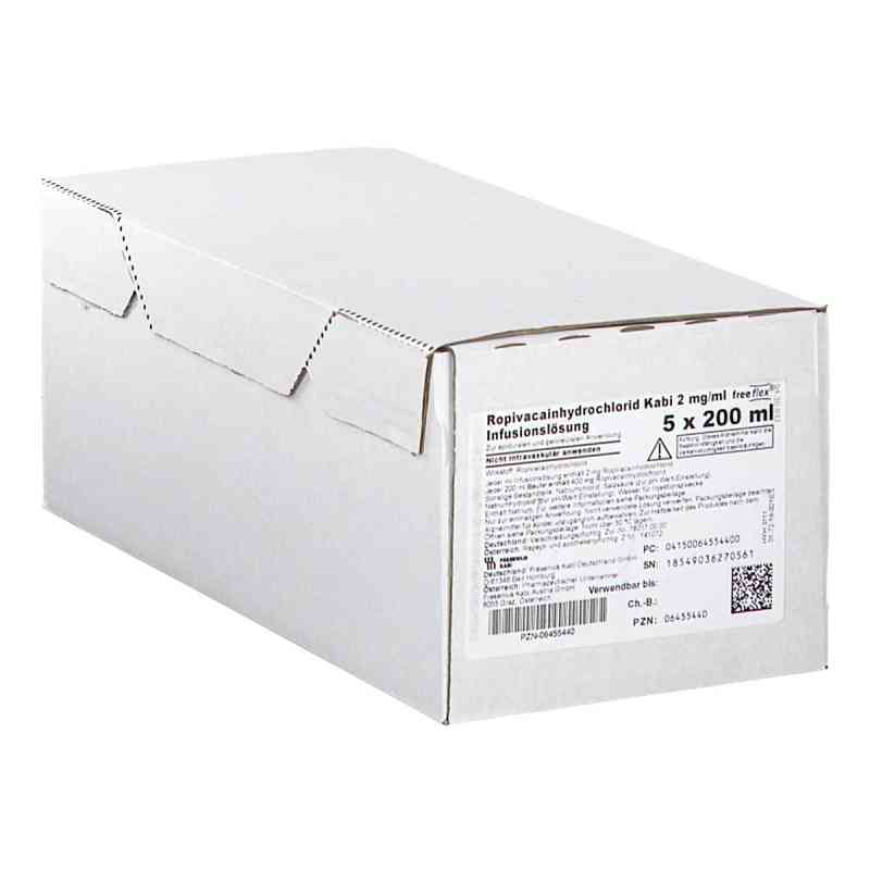Ropivacainhydrochlorid Kabi 2 mg/ml Infusionslsg. 5X200 ml von Fresenius Kabi Deutschland GmbH PZN 06455440
