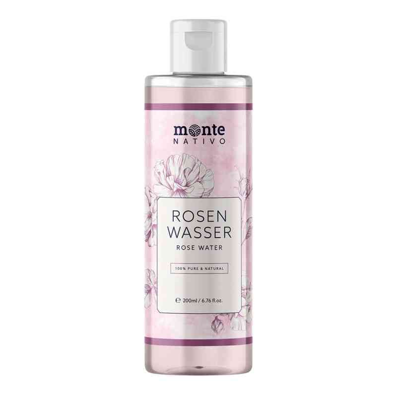 Rosenwasser 100% Rein Gesicht & Haar Monte Nativo 200 ml von Mediakos GmbH PZN 20349822