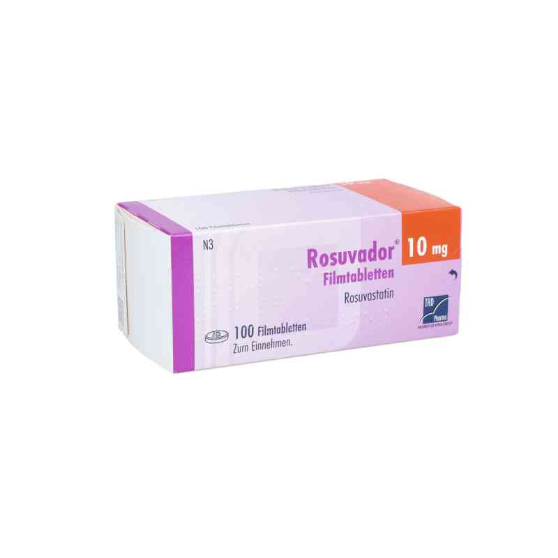 Rosuvador 10 mg Filmtabletten 100 stk von TAD Pharma GmbH PZN 13864216