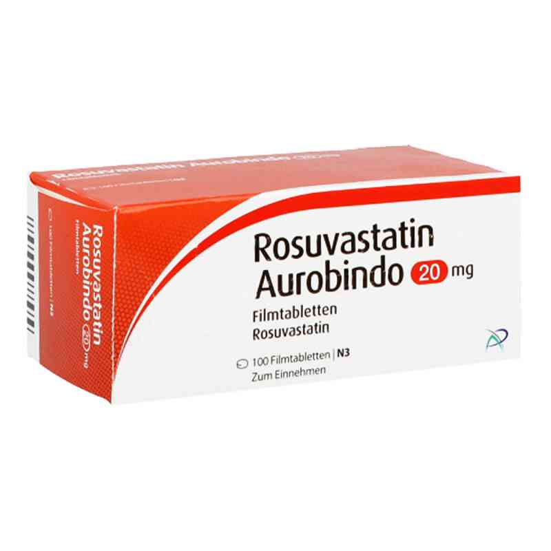 Rosuvastatin Aurobindo 20 mg Filmtabletten 100 stk von PUREN Pharma GmbH & Co. KG PZN 12868904