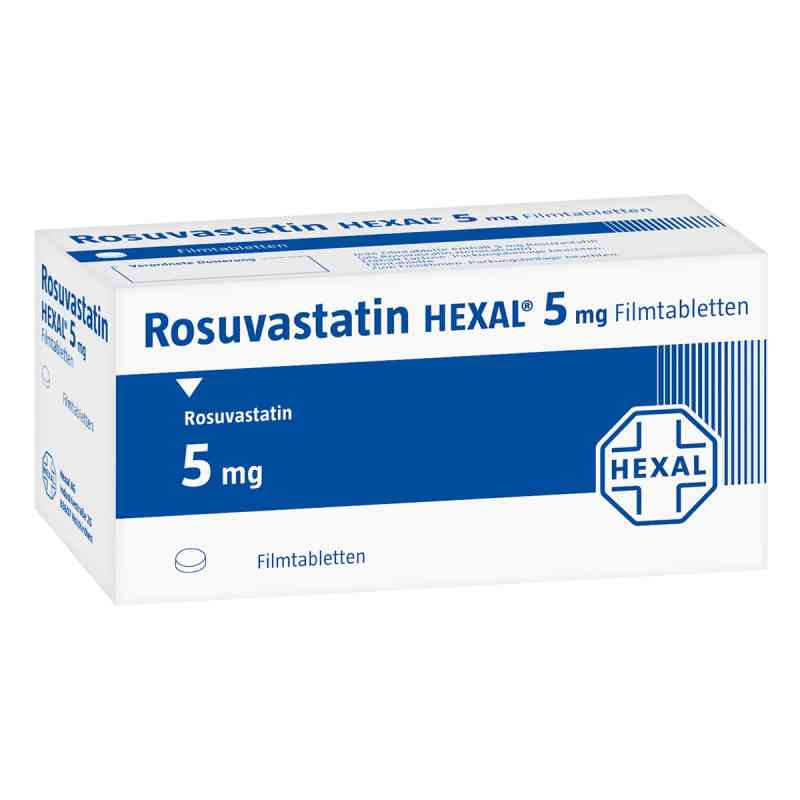 Rosuvastatin Hexal 5 Mg Filmtabletten 100 stk von Hexal AG PZN 17411434