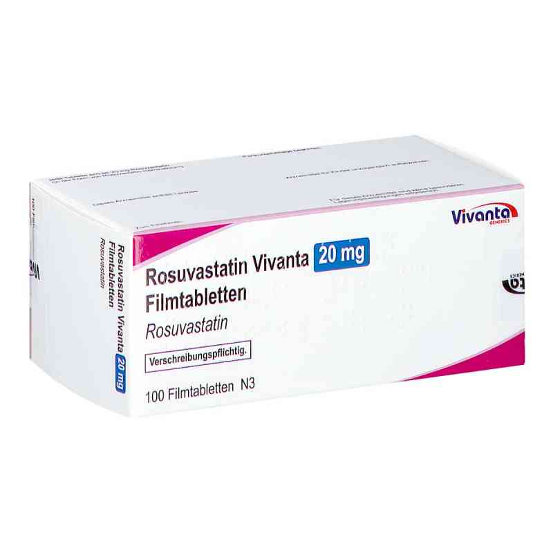 Rosuvastatin Vivanta 20 Mg Filmtabletten 100 stk von Vivanta Generics s.r.o PZN 16663263