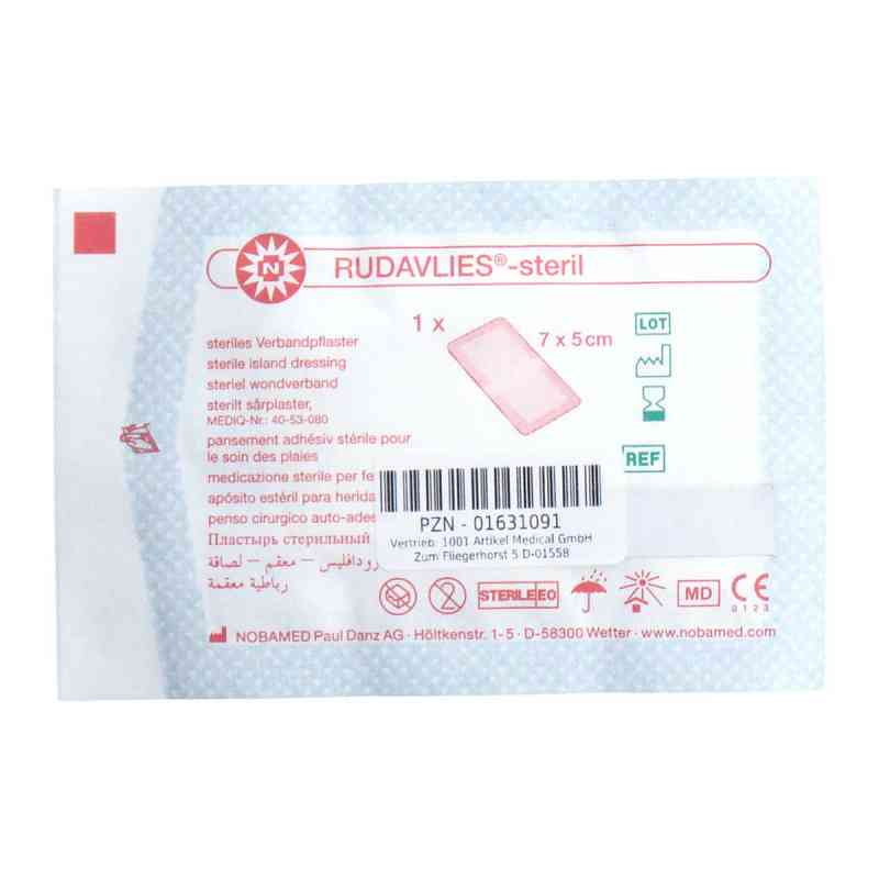Rudavlies-steril Verbandpflaster5x7 cm 1 stk von 1001 Artikel Medical GmbH PZN 01631091