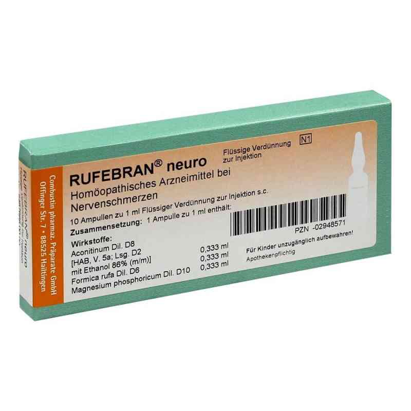 Rufebran neuro Ampullen 10 stk von COMBUSTIN Pharmazeutische Präpar PZN 02948571