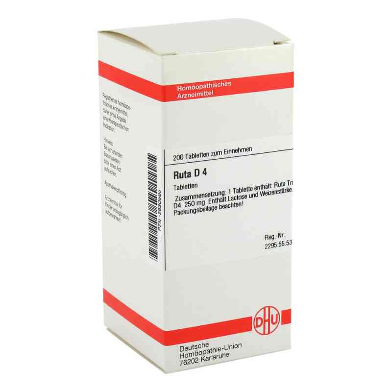 Ruta D4 Tabletten 200 stk von DHU-Arzneimittel GmbH & Co. KG PZN 02930565