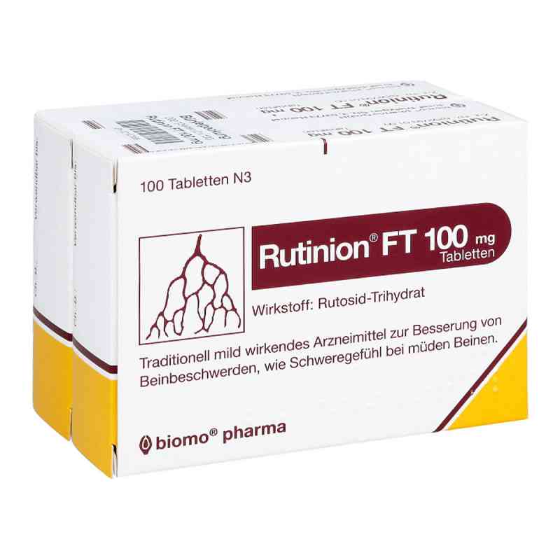 Rutinion FT 100mg 200 stk von biomo pharma GmbH PZN 02147368