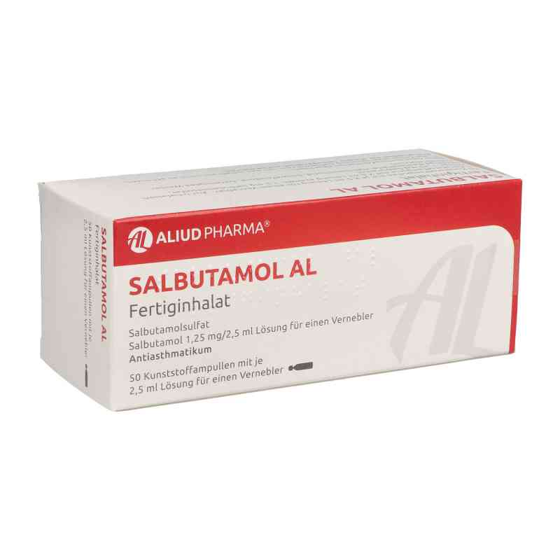 Salbutamol AL Fertiginhalat 50X2.5 ml von ALIUD Pharma GmbH PZN 02682937