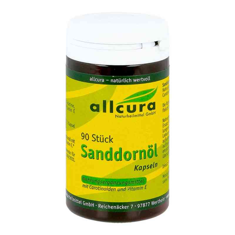 Sanddornöl Kapseln 90 stk von allcura Naturheilmittel GmbH PZN 07537944
