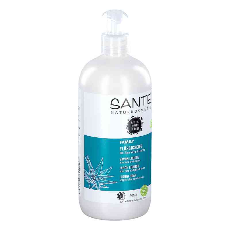 Sante Flüssigseife Bio-Aloe Vera & Limone 500 ml von LOGOCOS Naturkosmetik GmbH & Co. KG PZN 19419463