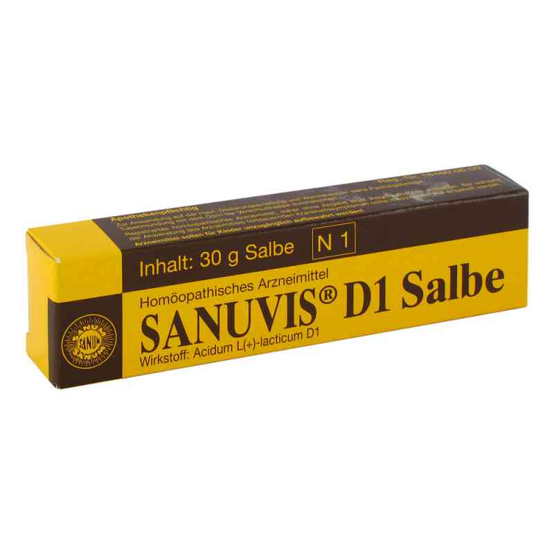Sanuvis D1 Salbe 30 g von SANUM-KEHLBECK GmbH & Co. KG PZN 03690040