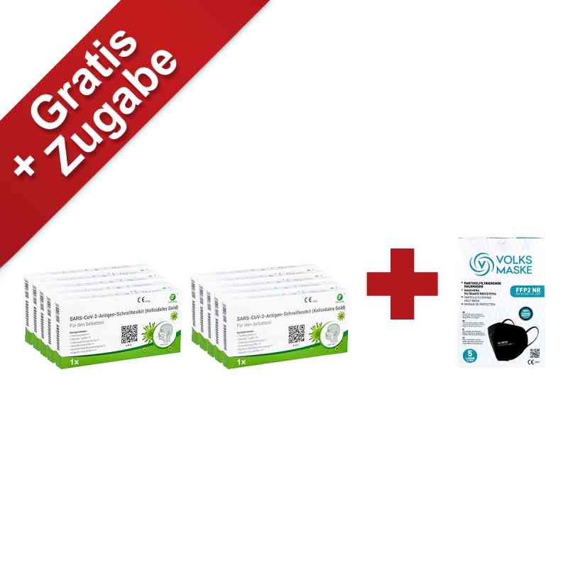 SARS-CoV-2-Antigen-Schnelltestkit Nasentest 10 stk von  PZN 08102395