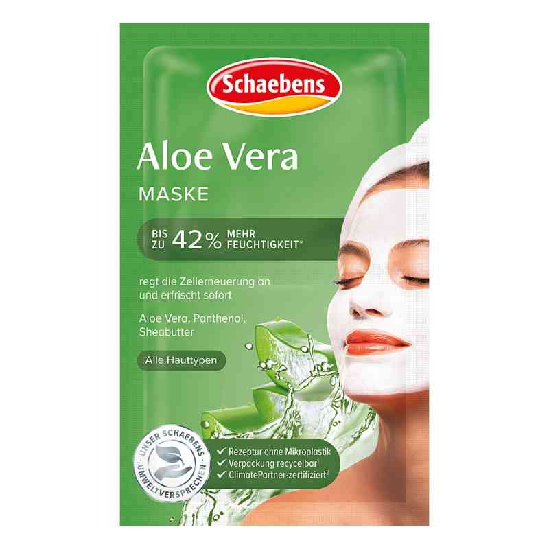 Schaebens Aloe Vera Maske 1 stk von A. Moras & Comp. GmbH & Co. KG PZN 12146128
