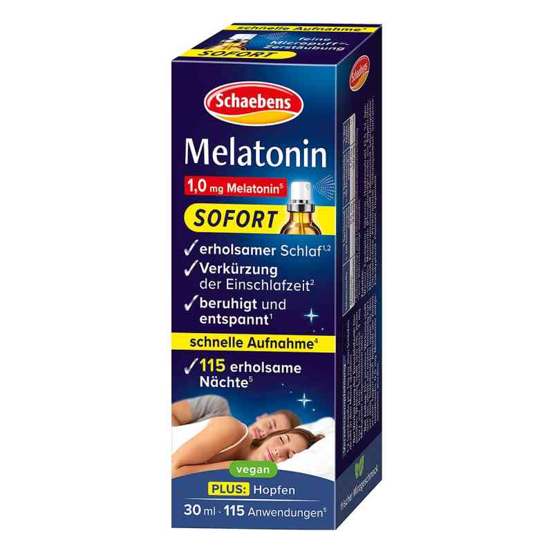 Schaebens Melatonin Sofort-Spray 30 ml von A. Moras & Comp. GmbH & Co. KG PZN 18302279