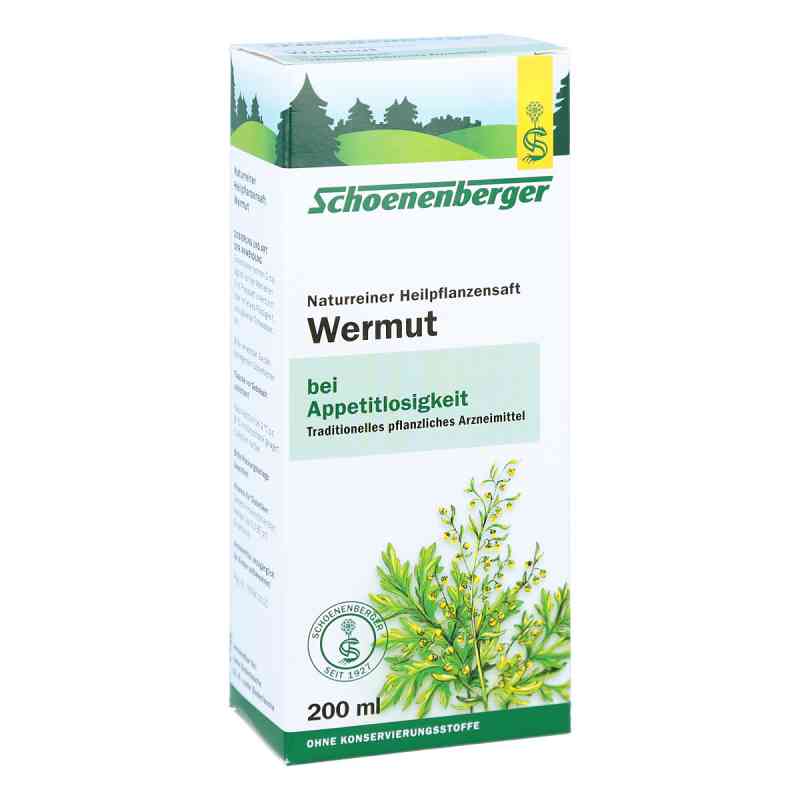 Schoenenberger Naturreiner Heilpflanzensaft Wermut 200 ml von SALUS Pharma GmbH PZN 00692392