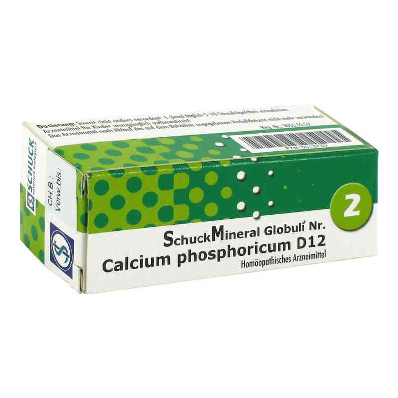 Schuckmineral Globuli 2 Calcium phosphoricum D12 7.5 g von SCHUCK GmbH Arzneimittelfabrik PZN 00413239