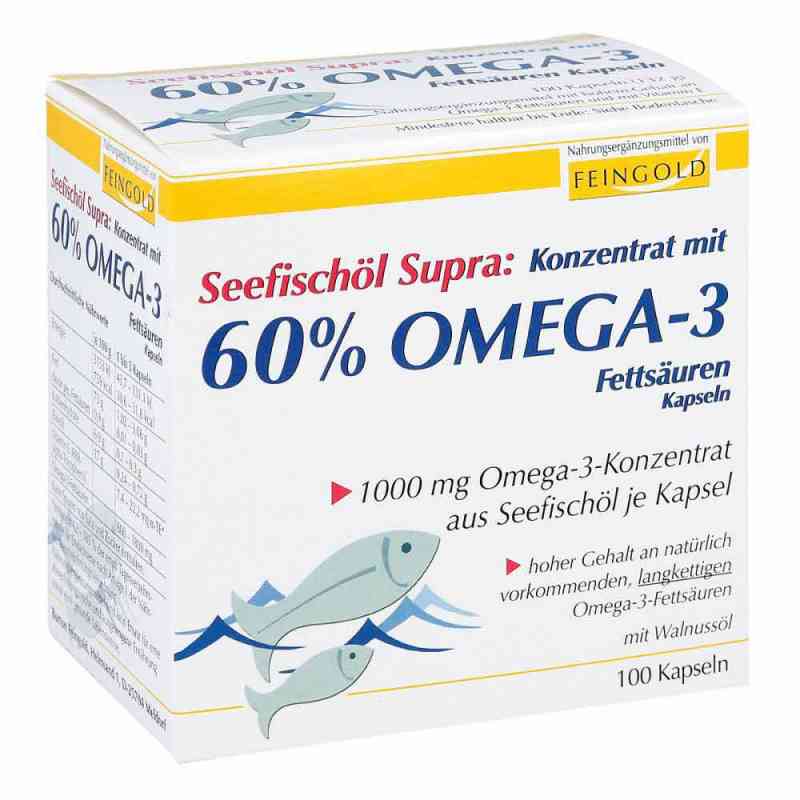Seefischöl Supra mit 60% Omega-3-fetts.weichkaps. 100 stk von A.R.C.O.- Chemie GmbH PZN 04999408