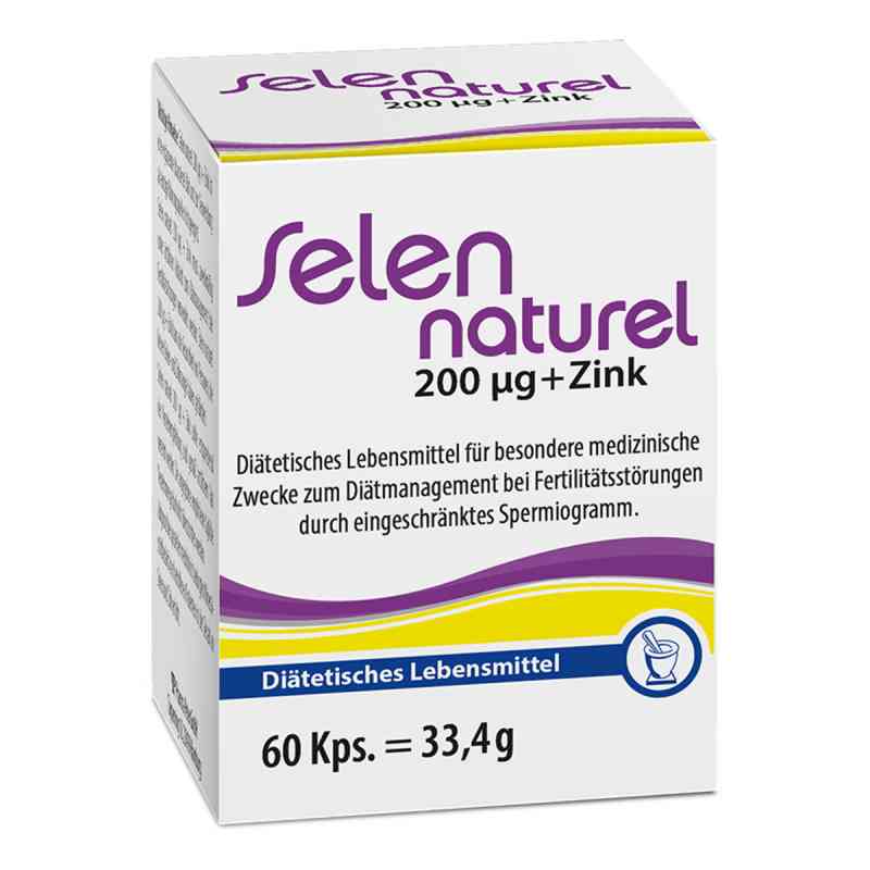Selennaturel 200 [my]g + Zink Kapseln 60 stk von Pharma Peter GmbH PZN 04922340