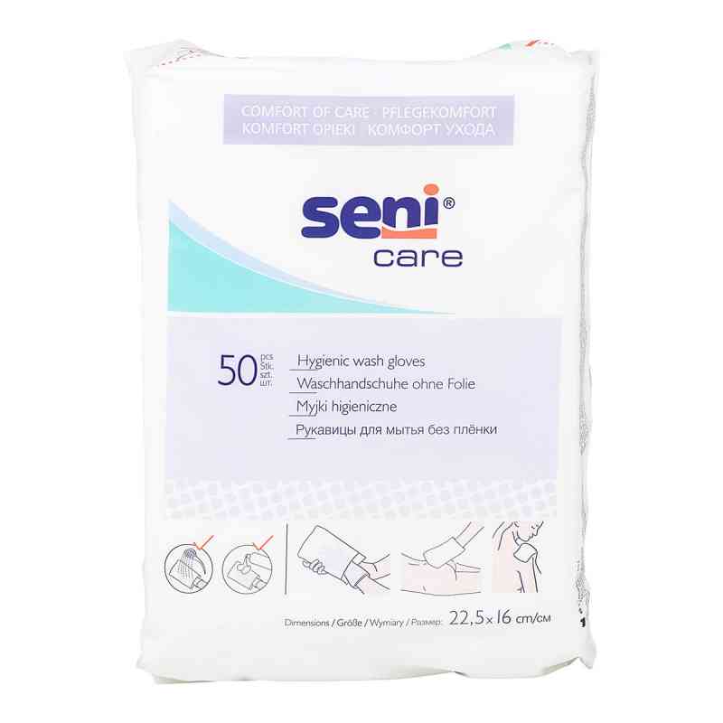 Seni Waschhandschuhe unfoliert 50 stk von TZMO Deutschland GmbH PZN 05565557