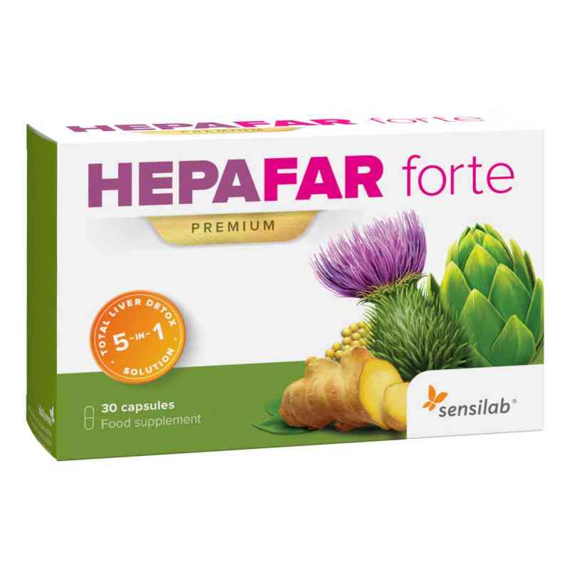 Sensilab Hepafar Forte Premium Kapseln 30 stk von SENSILAB d.o.o. PZN 18247741