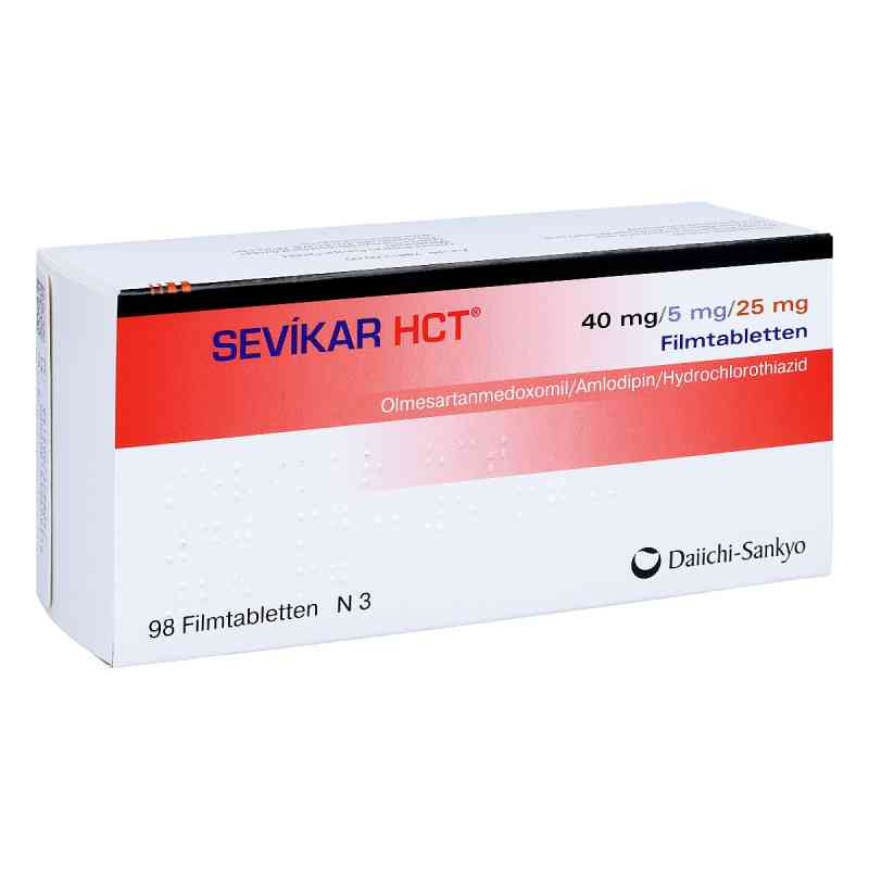 Sevikar Hct 40mg/5mg/25mg Filmtabletten 98 stk von DAIICHI SANKYO DEUTSCHLAND GmbH PZN 07379801