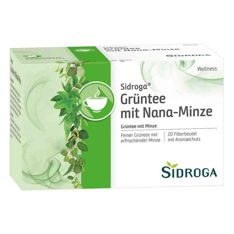 Sidroga Wellness Grüntee mit Nana-Minze 20X1.5 g von Uriach Germany GmbH PZN 09928583