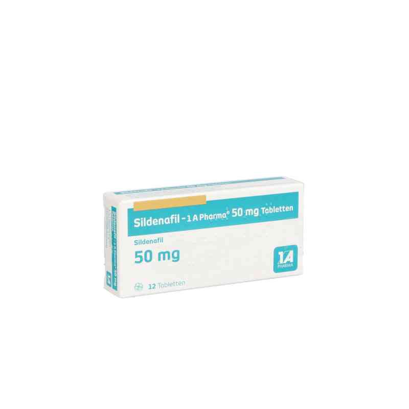 Sildenafil-1A Pharma 50mg 12 stk von 1 A Pharma GmbH PZN 01620816