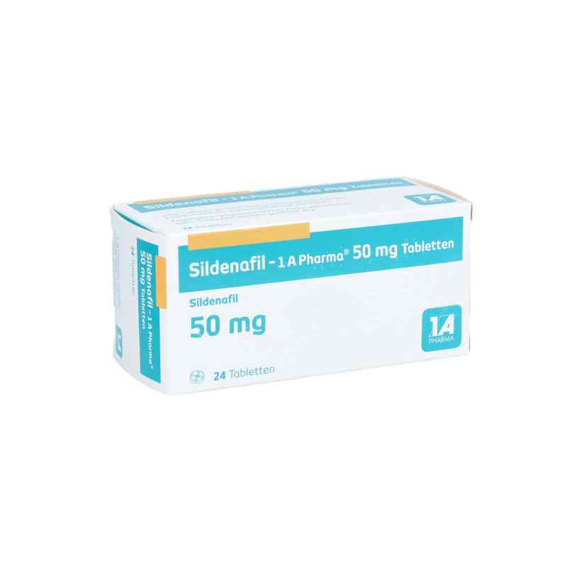 Sildenafil-1A Pharma 50mg 24 stk von 1 A Pharma GmbH PZN 10303747