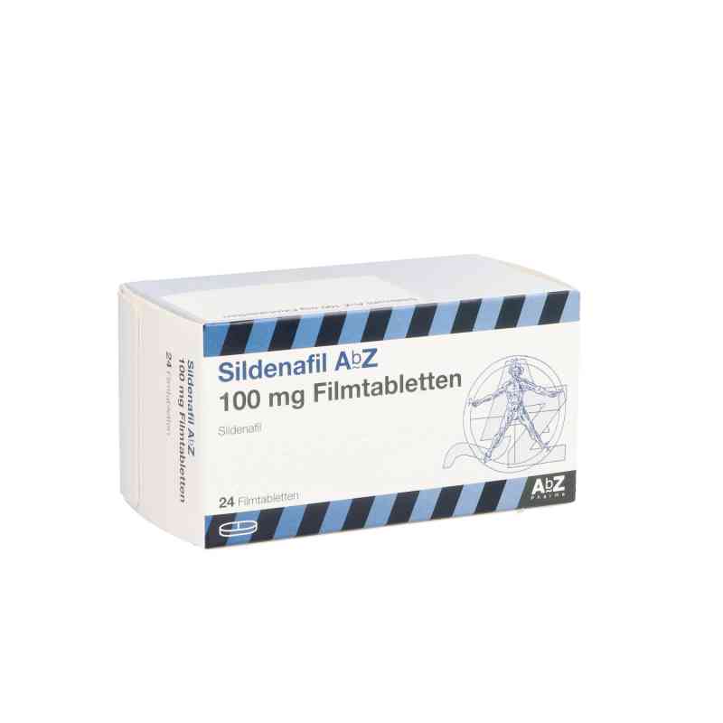 Sildenafil Abz 100 mg Filmtabletten 24 stk von AbZ Pharma GmbH PZN 12542189