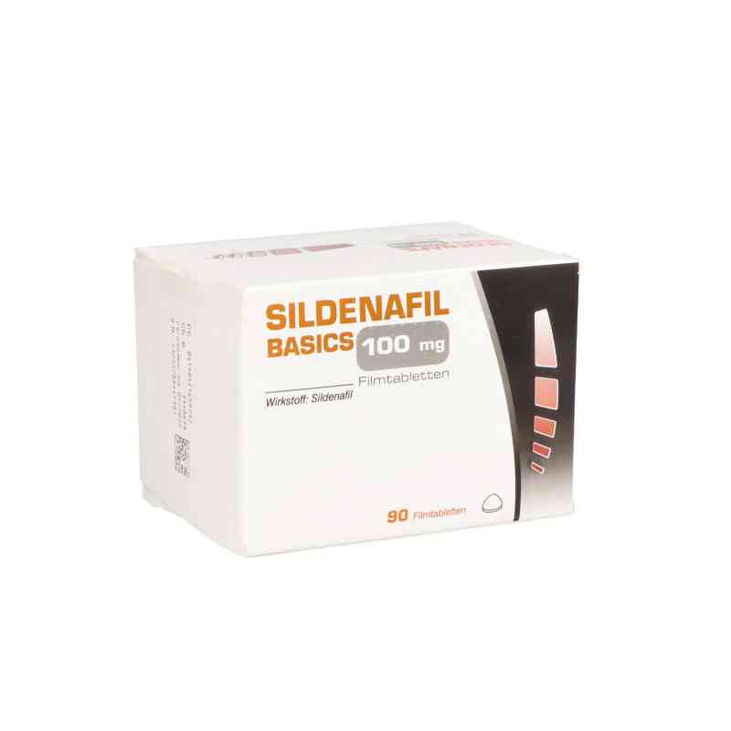Sildenafil Basics 100 mg Filmtabletten 90 stk von Basics GmbH PZN 12145979