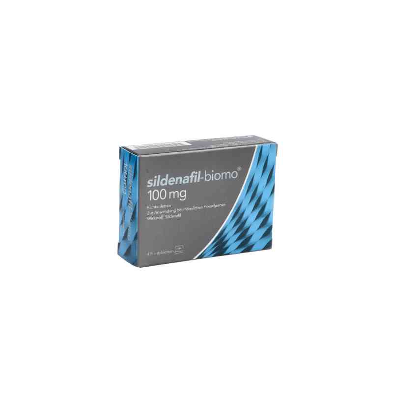 Sildenafil biomo 100 mg Filmtabletten 4 stk von biomo pharma GmbH PZN 12725116