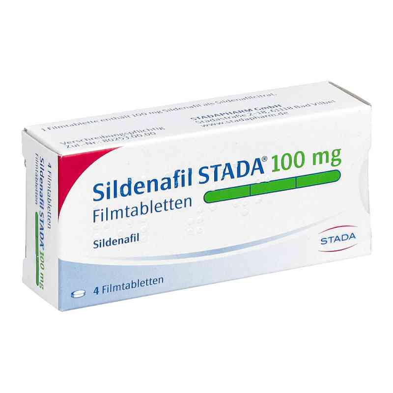 Sildenafil STADA 100mg 4 stk von STADAPHARM GmbH PZN 01795987