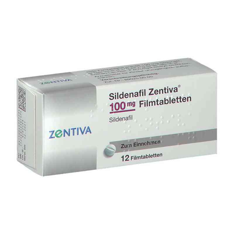 Sildenafil Zentiva 100mg 12 stk von Zentiva Pharma GmbH PZN 04932723